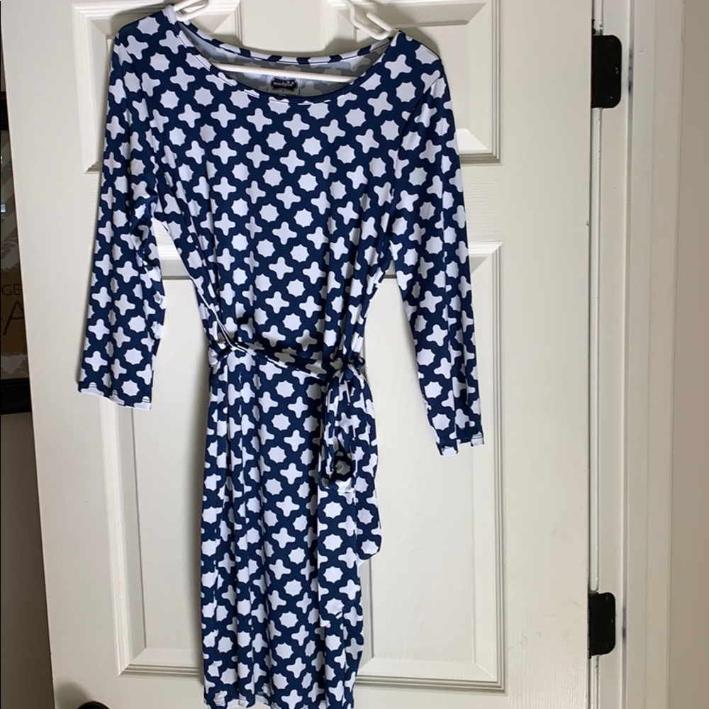 Geometric Pattern Dress